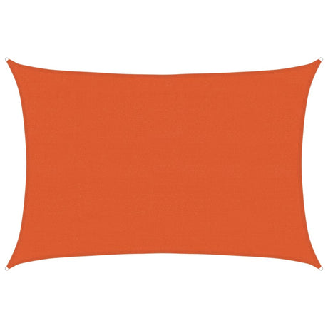 Vidaxl zonnezeil 160 g m² rechthoekig 4x5 m hdpe oranje