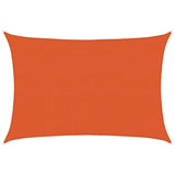 Vidaxl zonnezeil 160 g m² 4x6 m hdpe oranje