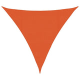Vidaxl zonnezeil 160 g m² 4x4x4 m hdpe oranje