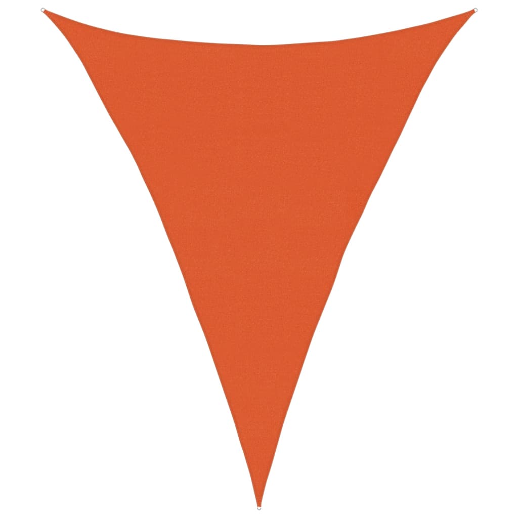 Vidaxl zonnezeil 160 g m² 4x5x5 m hdpe oranje