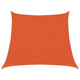 Vidaxl zonnezeil 160 g m² trapezium 3 4x3 m hdpe oranje
