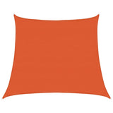 Vidaxl zonnezeil 160 g m² trapezium 4 5x4 m hdpe oranje