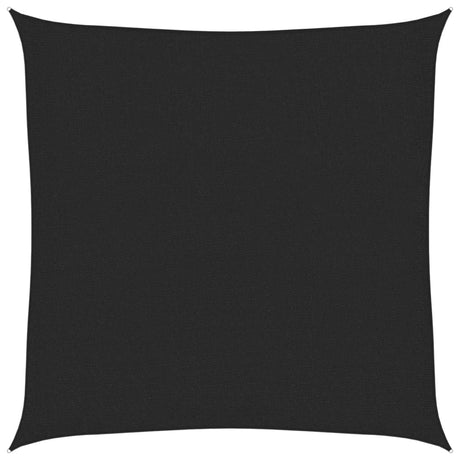 Vidaxl zonnezeil 160 g m² 2,5x2,5 m hdpe zwart
