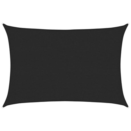 Vidaxl zonnezeil 160 g m² 2,5x4 m hdpe zwart