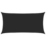 Vidaxl zonnezeil 160 g m² 2,5x4,5 m hdpe zwart
