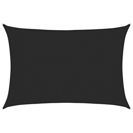 Vidaxl zonnezeil 160 g m² 3x4,5 m hdpe zwart