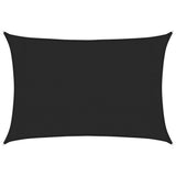 Vidaxl zonnezeil 160 g m² 3x5 m hdpe zwart
