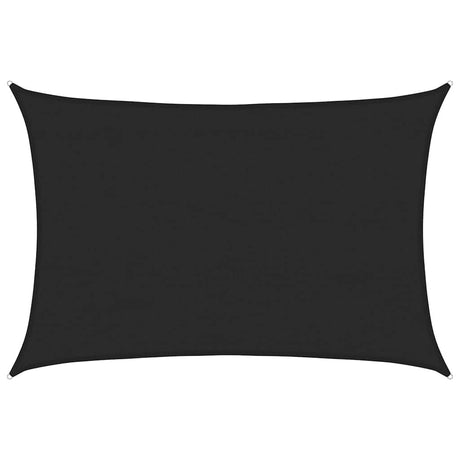 Vidaxl zonnezeil 160 g m² 4x6 m hdpe zwart