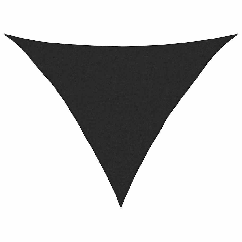 Vidaxl zonnezeil 160 g m² 2,5x2,5x3,5 m hdpe zwart