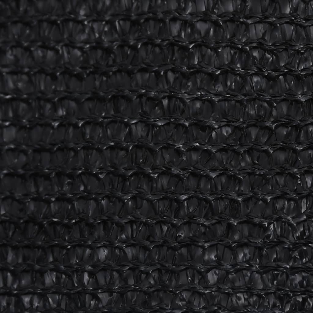 Vidaxl Zonnezeil 160 g m² 3x3x3 m HDPE Black