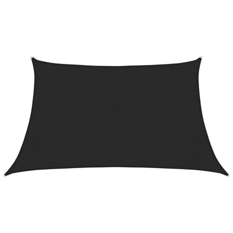 Vidaxl zonnezeil 160 g m² 3 4x2 m hdpe zwart