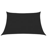 Vidaxl zonnezeil 160 g m² 3 4x2 m hdpe zwart