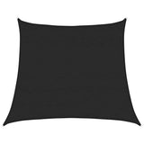 Vidaxl zonnezeil 160 g m² trapezium 4 5x4 m hdpe zwart