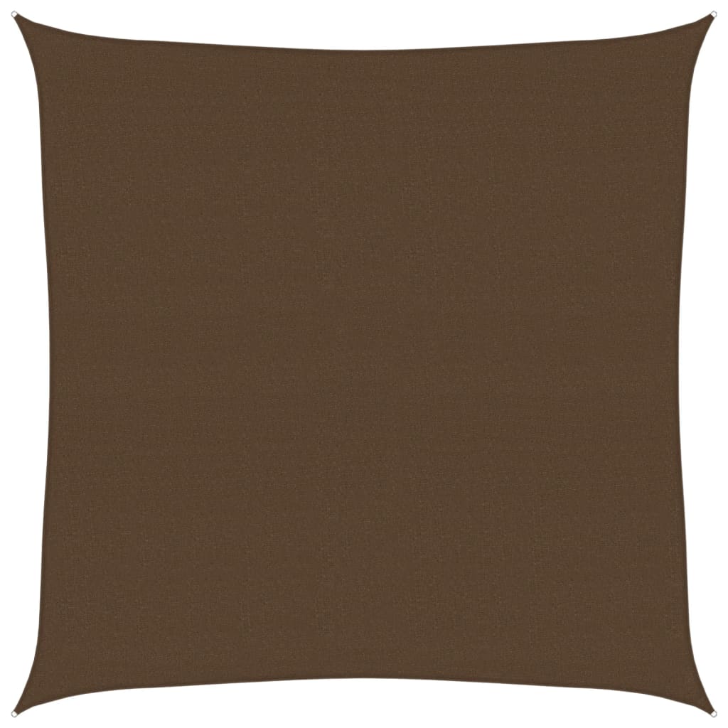 Vidaxl zonnenzeechen 160 g m² 4x4 m hdps Brown