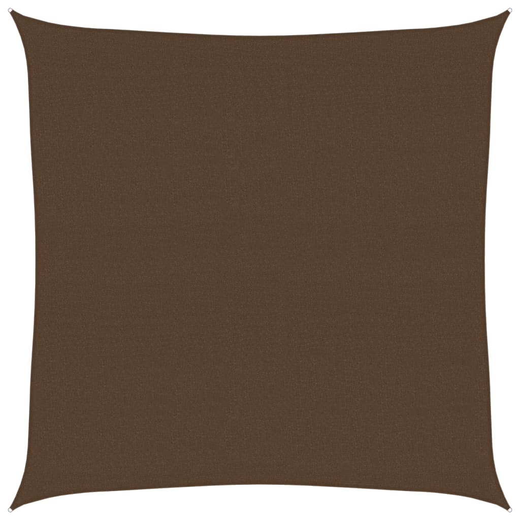 Vidaxl Zonnezeil 160 g m² 5x5 M HDPE BROWN