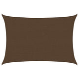 Vidaxl zonnästil 160 g m² 2.5x4 m HDE Brown