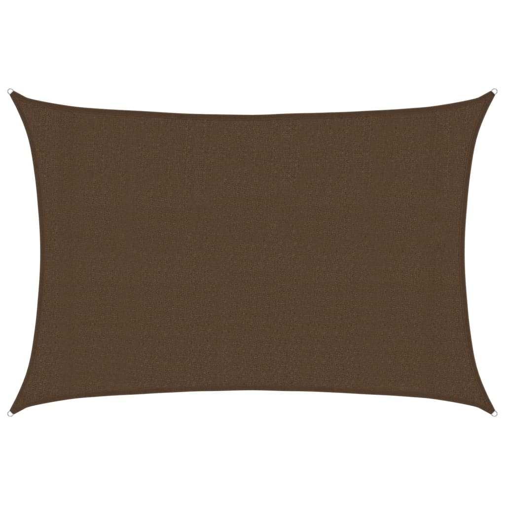 Vidaxl zonnästil 160 g m² 3x4 m hdps Brown