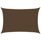 Vidaxl zonnästil 160 g m² 3x4 m hdps Brown