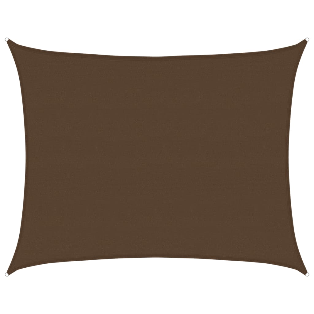 Vidaxl Zonnezeil 160 g m² 6x8 m HDPE Brown