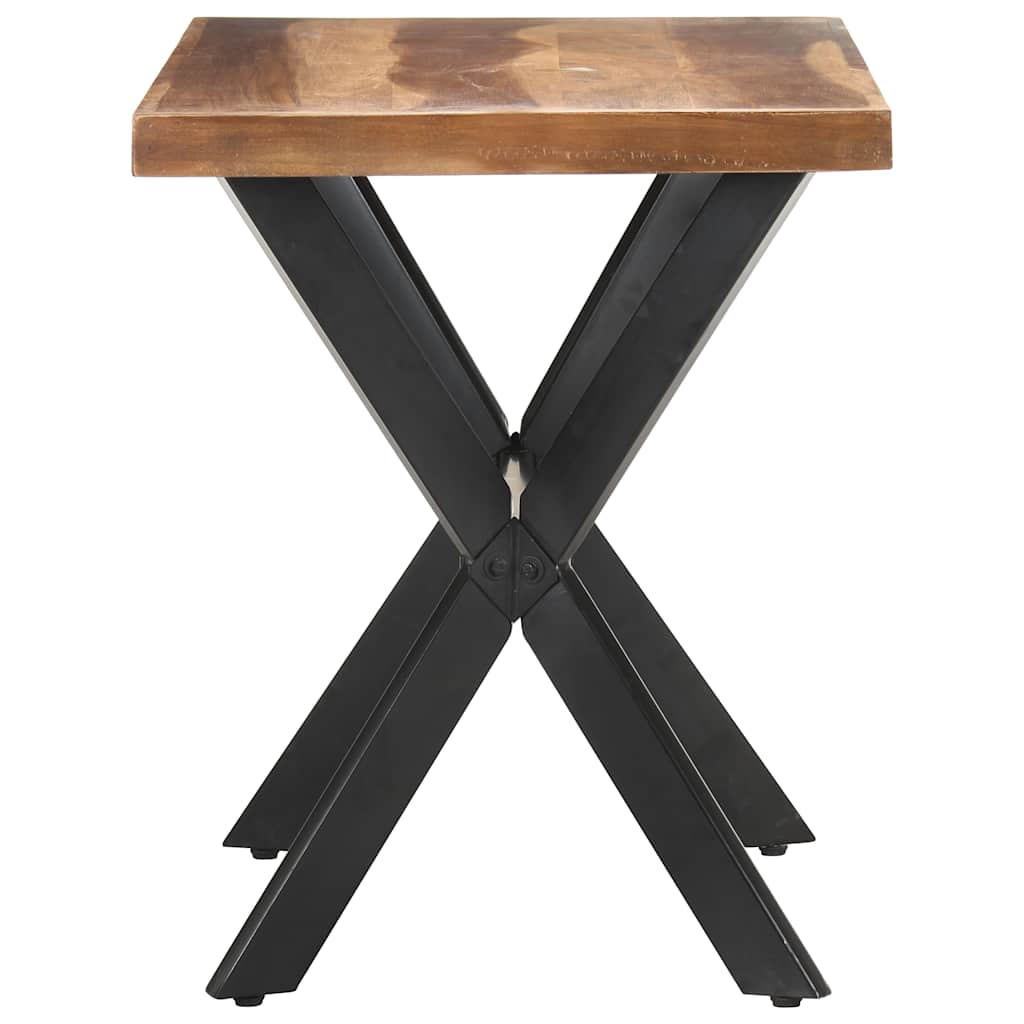 Vidaxl eettafel 120x60x75 cm massief hout met honingkleurige afwerking