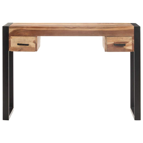 Vidaxl bureau 110x50x76 cm massief hout