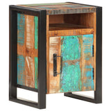 Vidaxl nachtkastje 40x35x55 cm massief gerecycled hout
