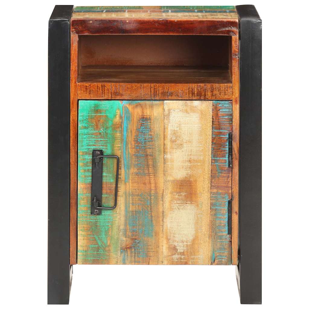 Vidaxl nachtkastje 40x35x55 cm massief gerecycled hout