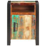 Vidaxl nachtkastje 40x35x55 cm massief gerecycled hout