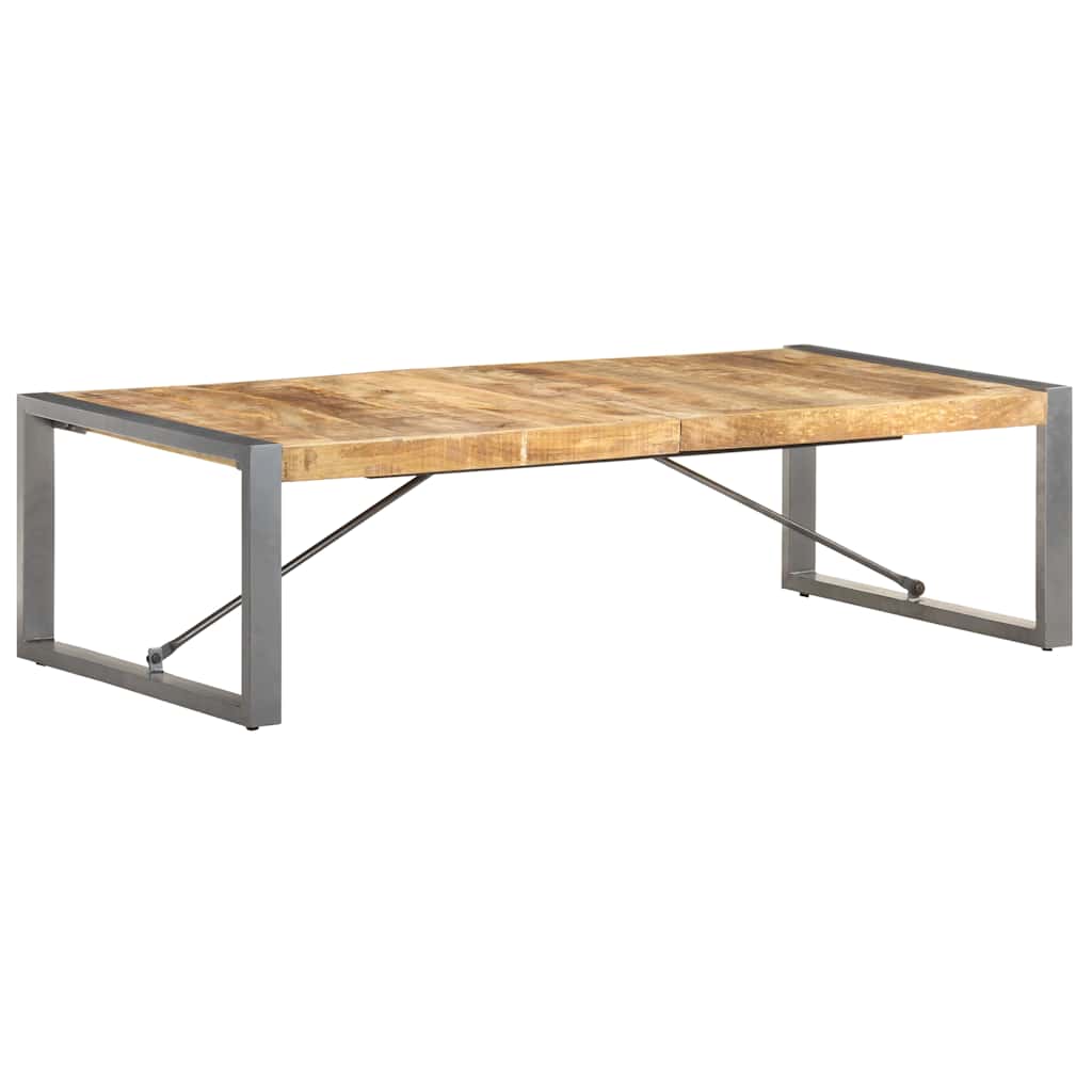 Vidaxl salontafel 140x70x40 cm ruw mangohout