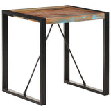 Vidaxl eettafel 70x70x75 cm massief gerecycled hout
