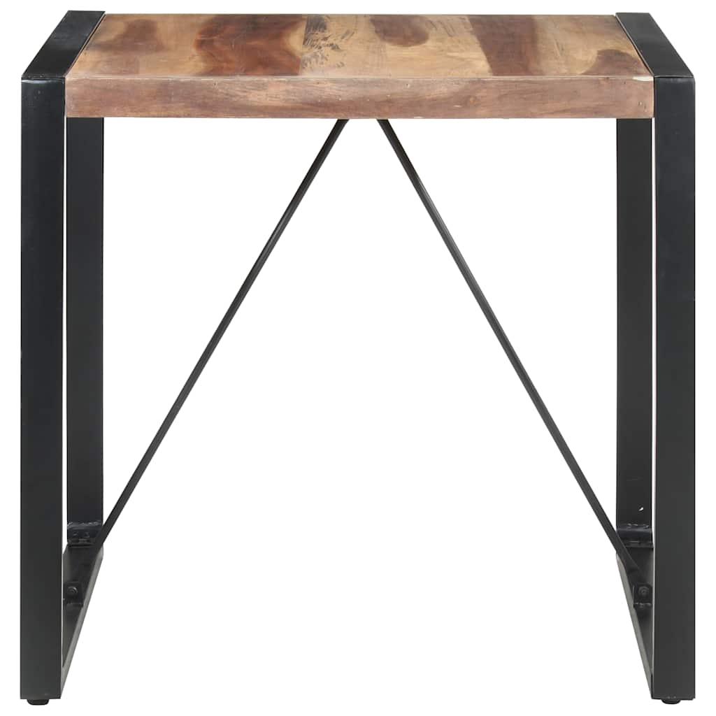 Vidaxl eettafel 80x80x75 cm massief hout