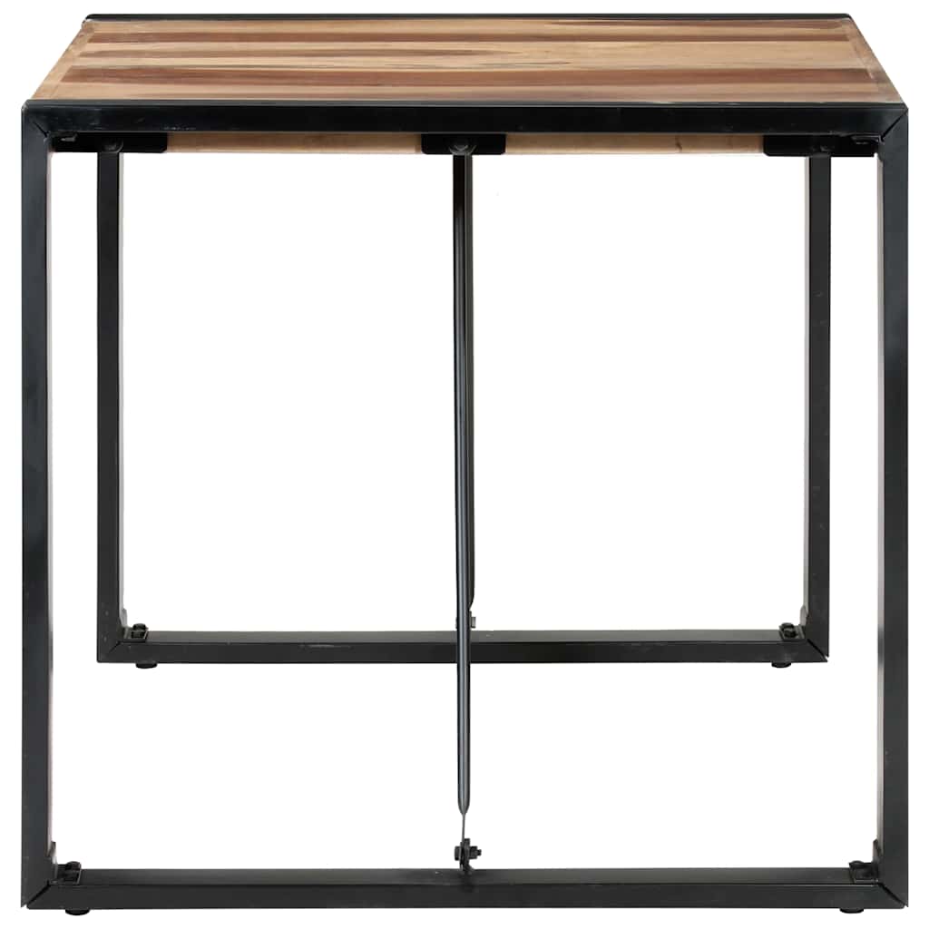 Vidaxl eettafel 80x80x75 cm massief hout