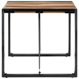 Vidaxl eettafel 80x80x75 cm massief hout