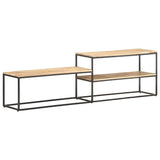 Vidaxl tv-meubel 180x30x50 cm ruw mangohout