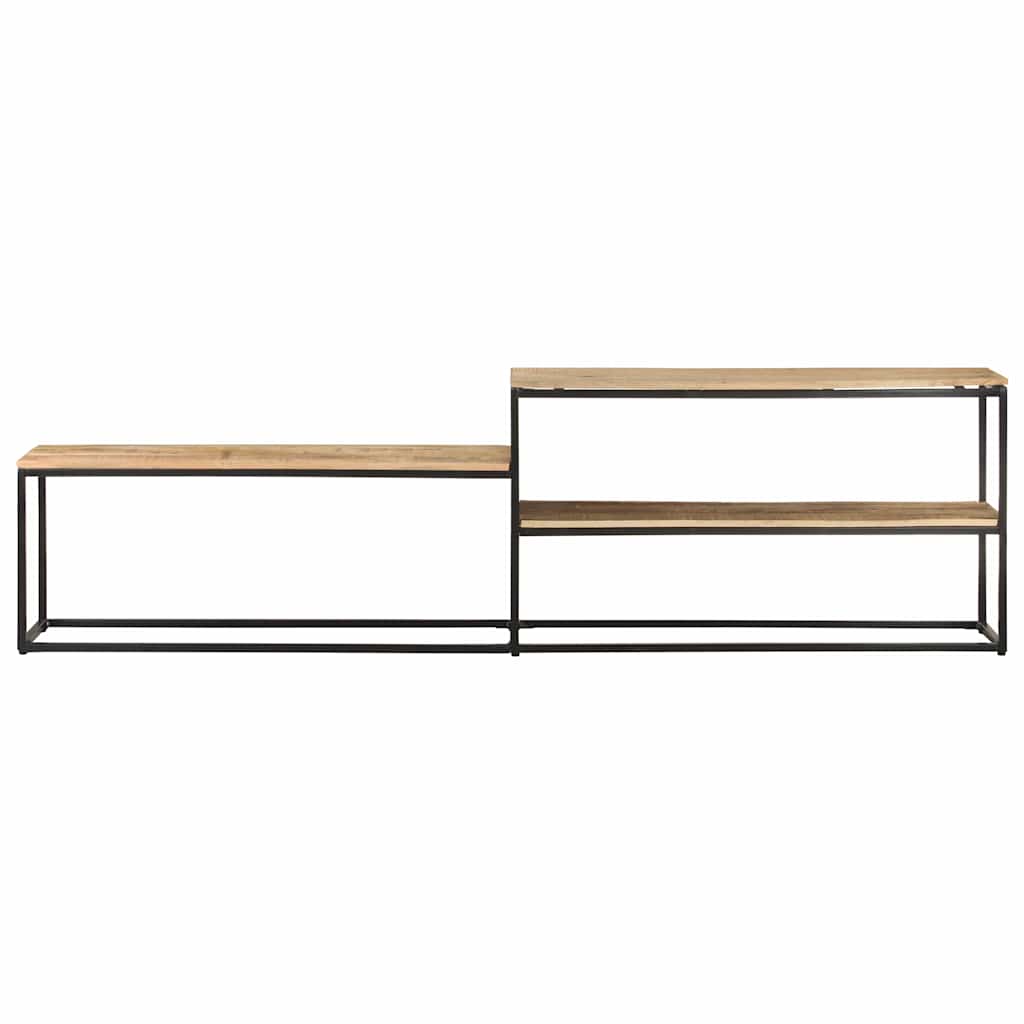 Vidaxl tv-meubel 180x30x50 cm ruw mangohout