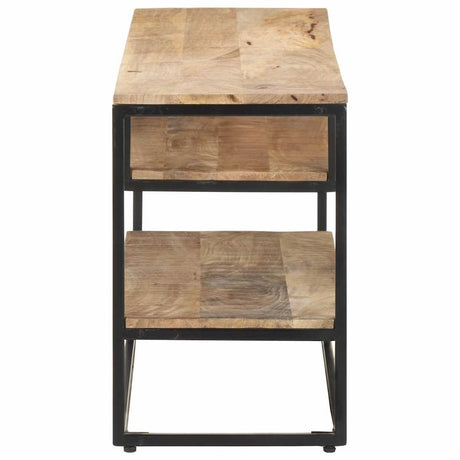 Vidaxl tv-meubel 130x30x45 cm ruw mangohout