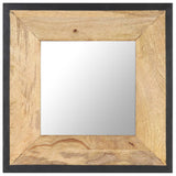 Vidaxl spiegel 50x50 cm massief mangohout