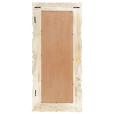 Vidaxl Mirror 110x50 cm Solid Mango Wood White