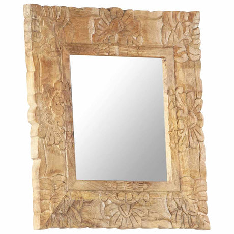 Vidaxl spiegel 50x50 cm massief mangohout