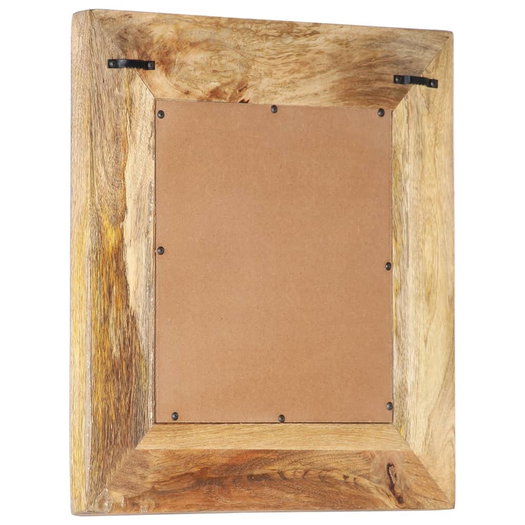 Vidaxl Mirror Hand -cort 50x50x2.6 cm de madera de mango sólida