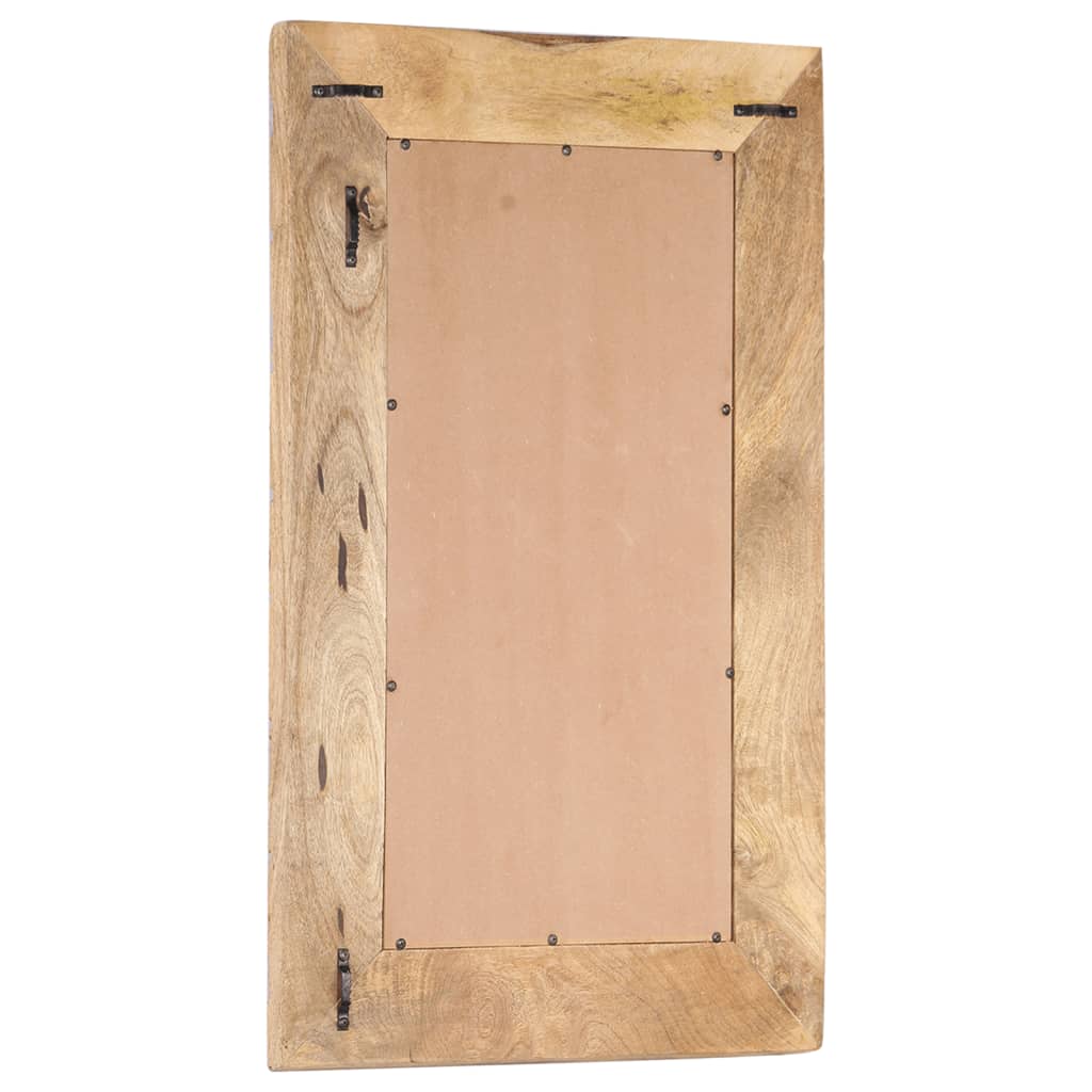 Vidaxl Mirror Hand -Cut 80x50x2,5 cm Wood de mangue solide