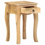 Vidaxl nachtkastje 28x28x46 cm massief mangohout