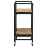Vidaxl keukentrolley 87x36x81 cm massief mangohout