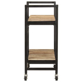 Vidaxl keukentrolley 87x36x81 cm massief mangohout