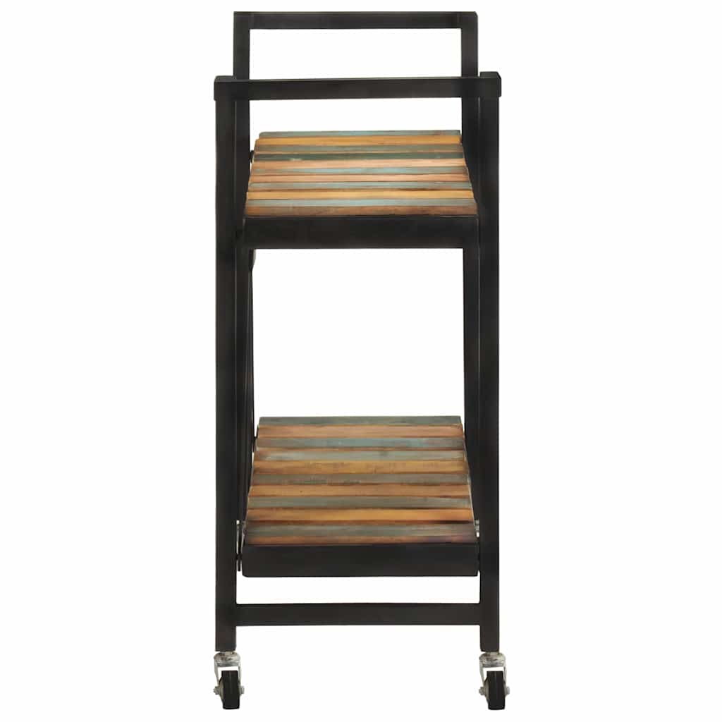 Vidaxl keukentrolley 87x36x81 cm massief gerecycled hout