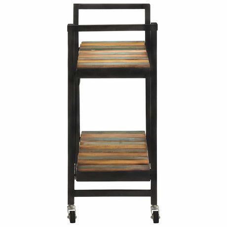 Vidaxl keukentrolley 87x36x81 cm massief gerecycled hout