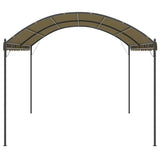 Vidaxl Arbor 180 g m² 4x3x2.6 m taupe