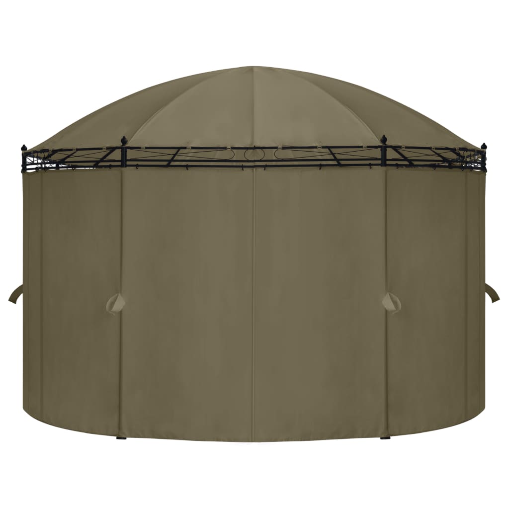 Vidaxl Arbor con tende 180 g m² 520x349x255 cm Taupe