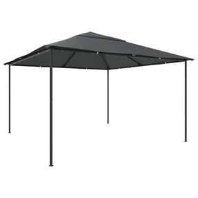 Vidaxl prieel 180 g m² 4x4x3 m antracietkleurig