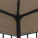Vidaxl prieel 3x3 m taupe